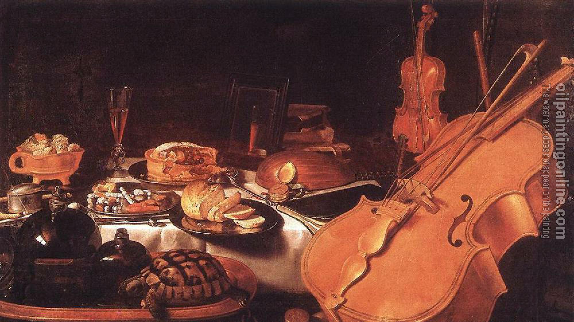 Claesz, Pieter - Still Life with Musical Instruments